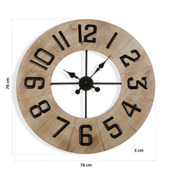 Reloj pared metal 76cm - Imagen 5